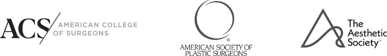 Dr JoAnne Lopes credentials: ACS - American College of Surgeons; American Society of Plastic Surgeons; The Aesthetic Society.
