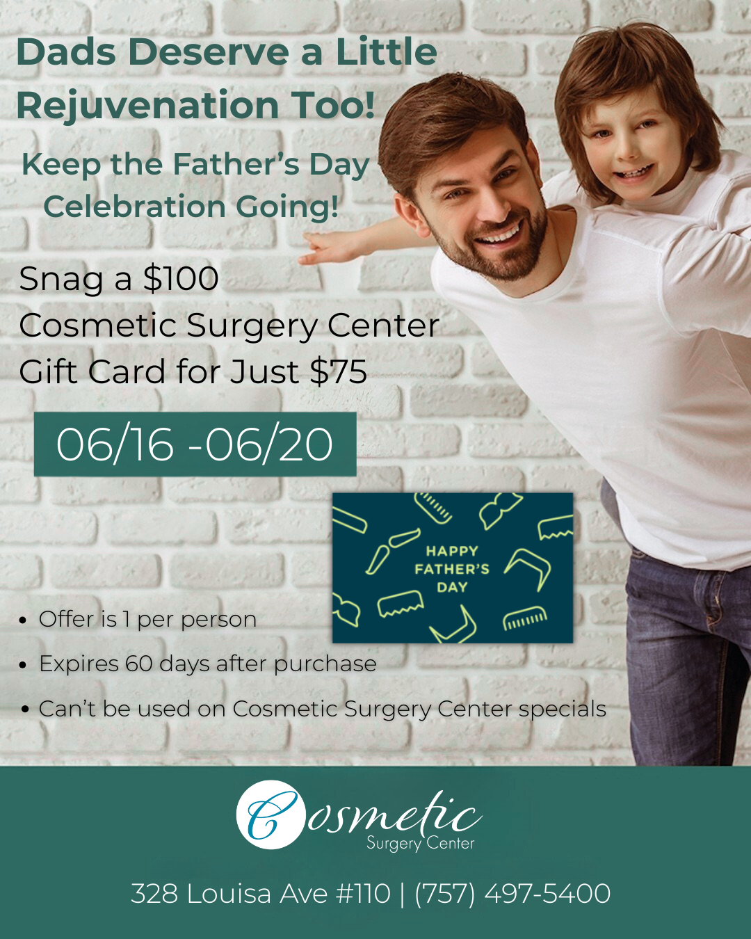 's Day Gift Card Offer microneedling special